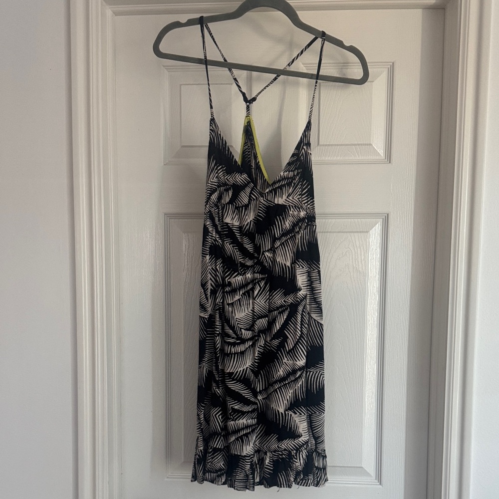 Volcom Black and White Strappy Dress